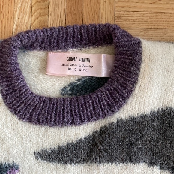 Llama Vintage Sweater Size Medium - Picture 3 of 9